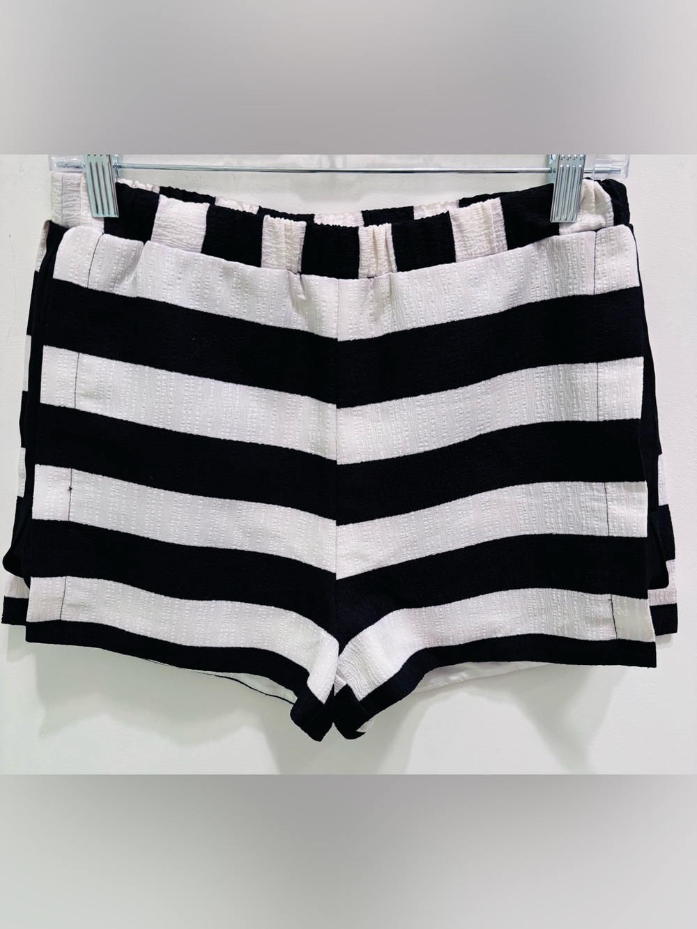 DO+BE Black and White Striped Women’s Shorts